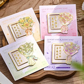 企業定製花束植物書籤